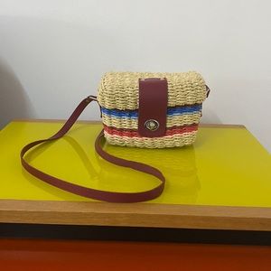 Scotch & Soda Wicker Handbag